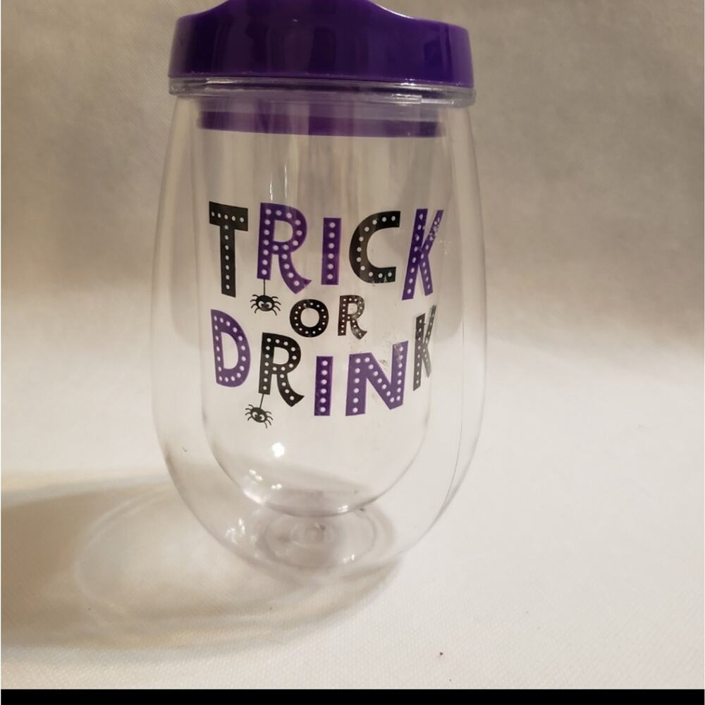 Halloween Wine Tumbler NEW